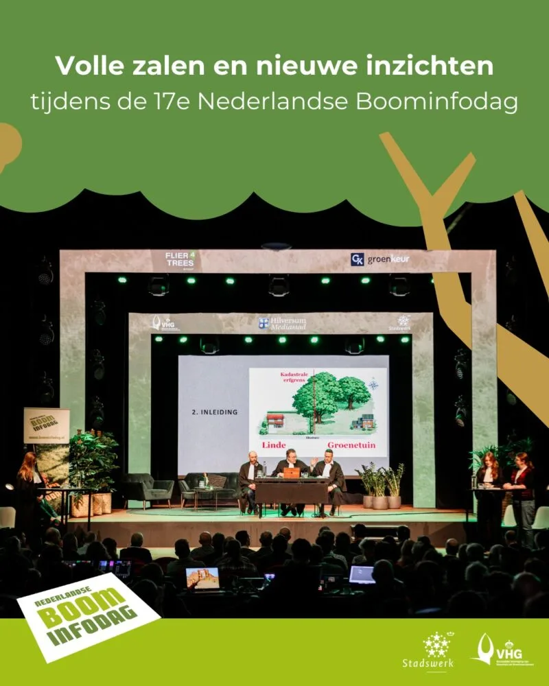 17e Nederlandse Boominfodag brengt ruim 430 boomprofessionals samen in Hilversum