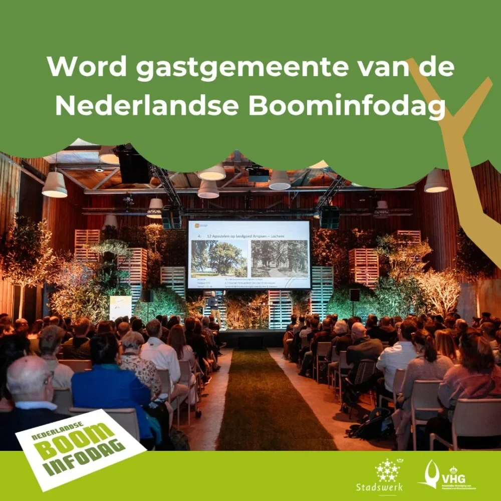 Netwerken tijdens de 16e Nederlandse Boominfodag. (Foto: Sasha Ushakova)